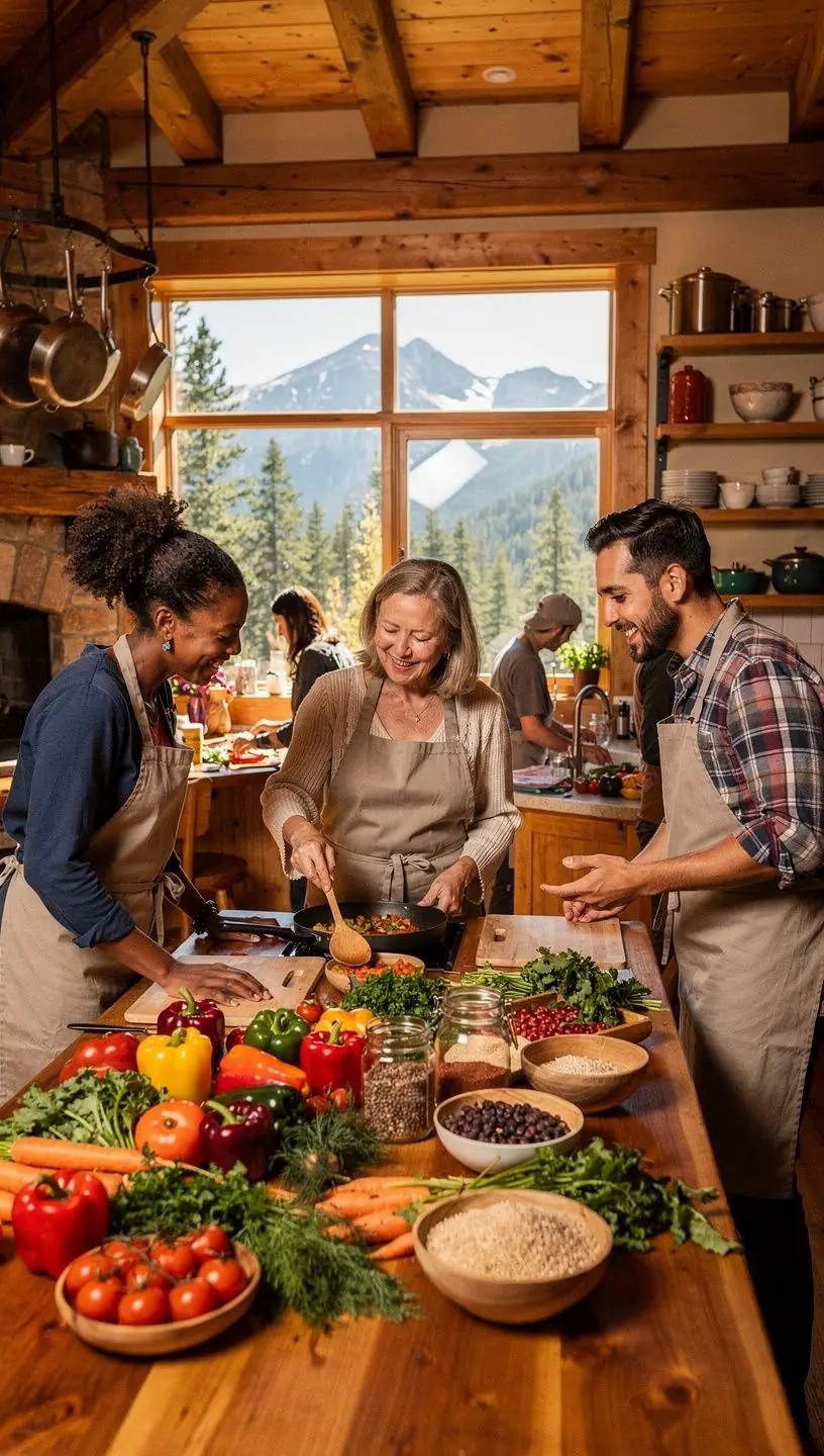 Группа людей, участвующих в волонтерской программе по восстановлению природных территорий.