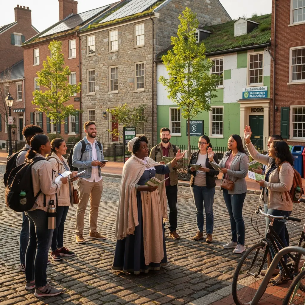 Группа туристов участвует в волонтерской программе по восстановлению экосистемы в национальном парке.